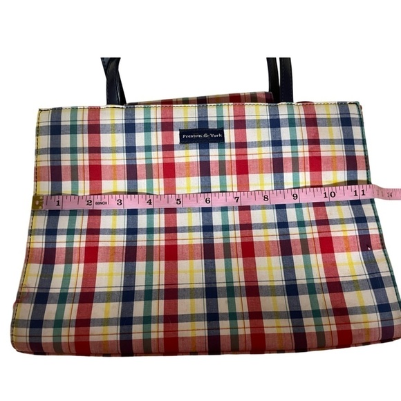 Preston & York Red and Blue Plaid Purse - Picture 10 of 12